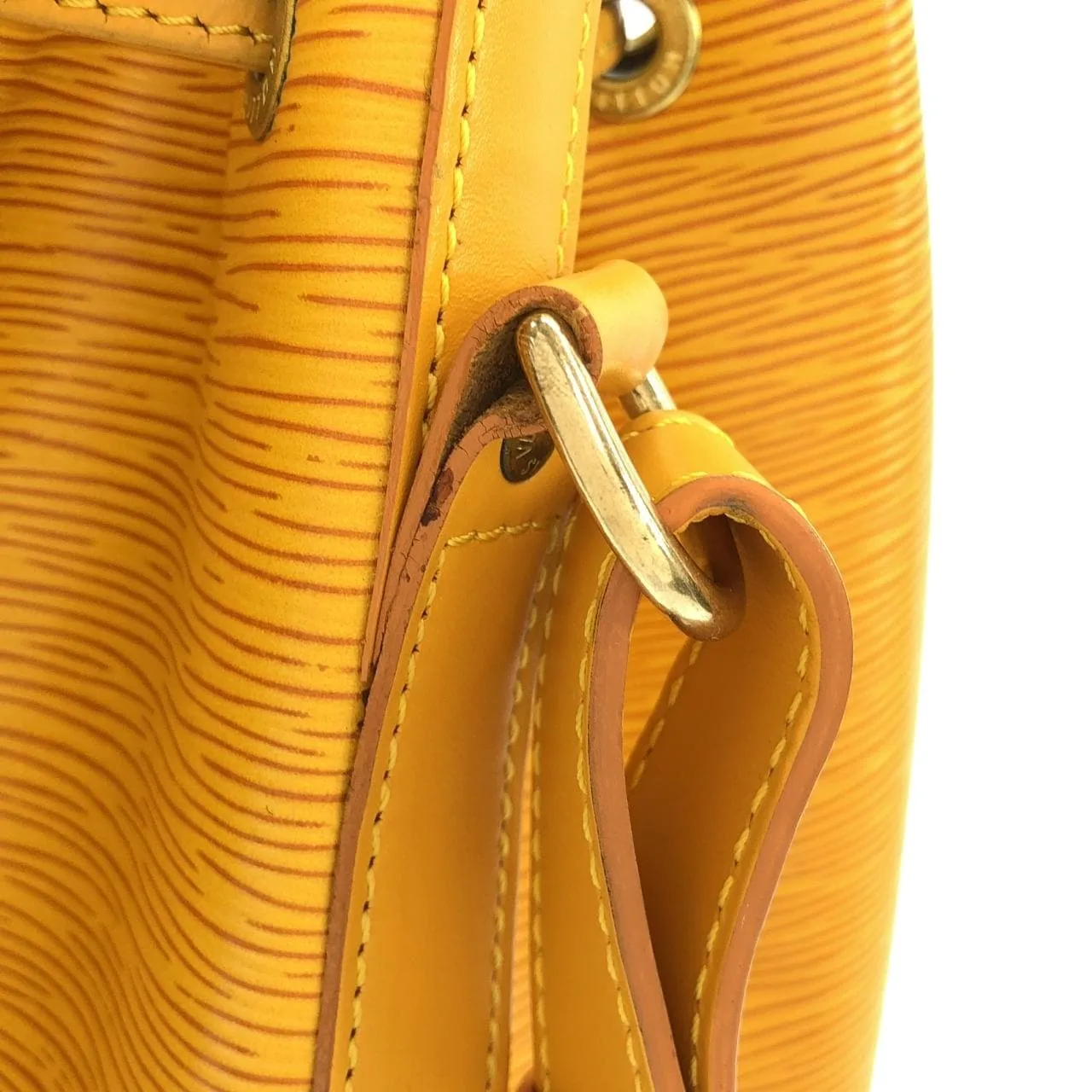 LOUIS VUITTON M44009 肩背包 Epi 黃色 Epi 中古品A - 縮圖 6