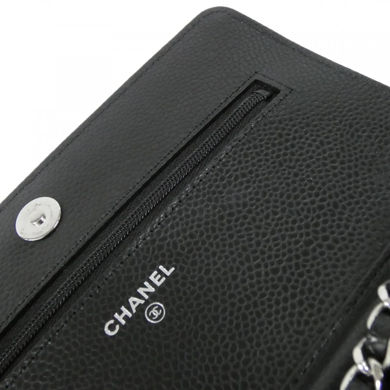 CHANEL Timeless Classic AP0250 Wallet Grained Calfskin Black Grained Calfskin Rank A - Thumbnail 10