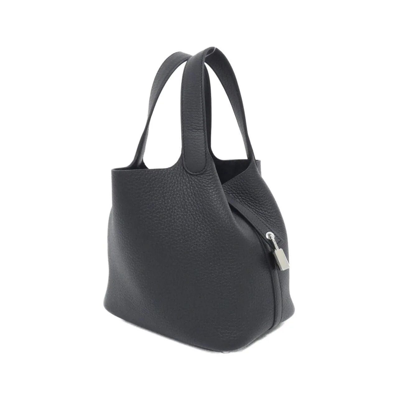 HERMES Picotin 056289CK Handbag Clemence