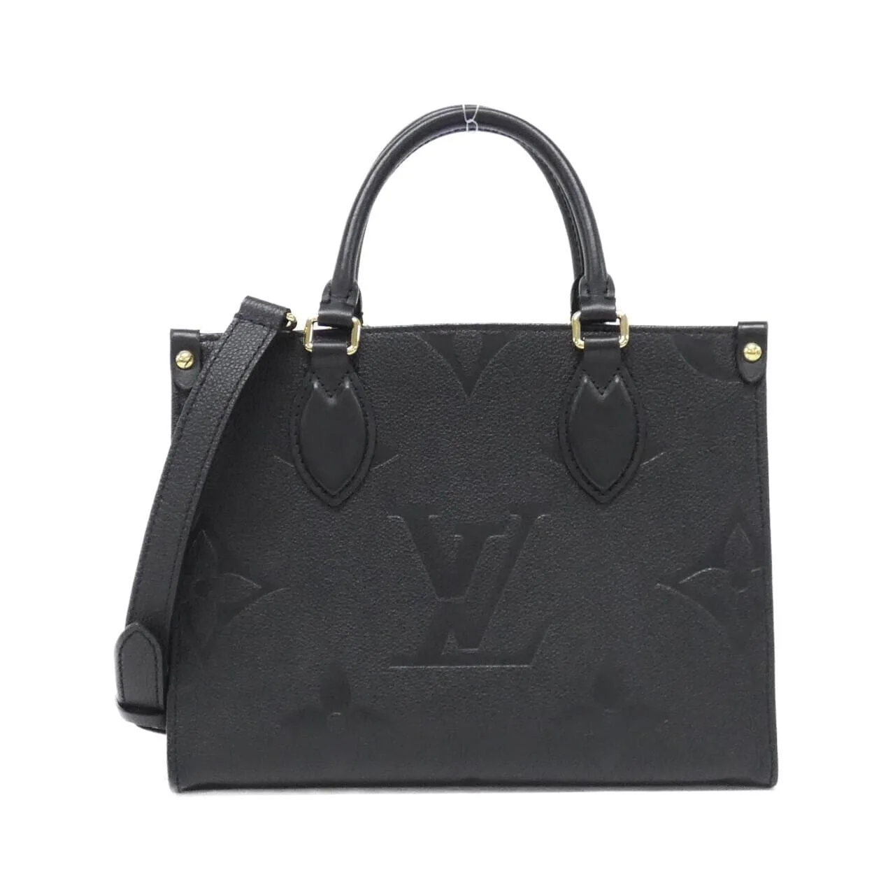 LOUIS VUITTON OnTheGo M45653 Handbag Monogram Black