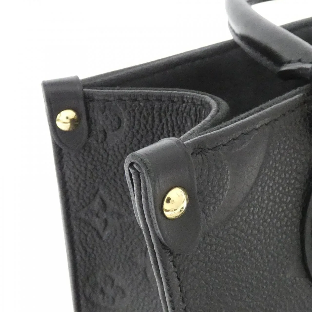 LOUIS VUITTON OnTheGo M45653 Handbag Monogram 黑色 Monogram 中古品A - 縮圖 3