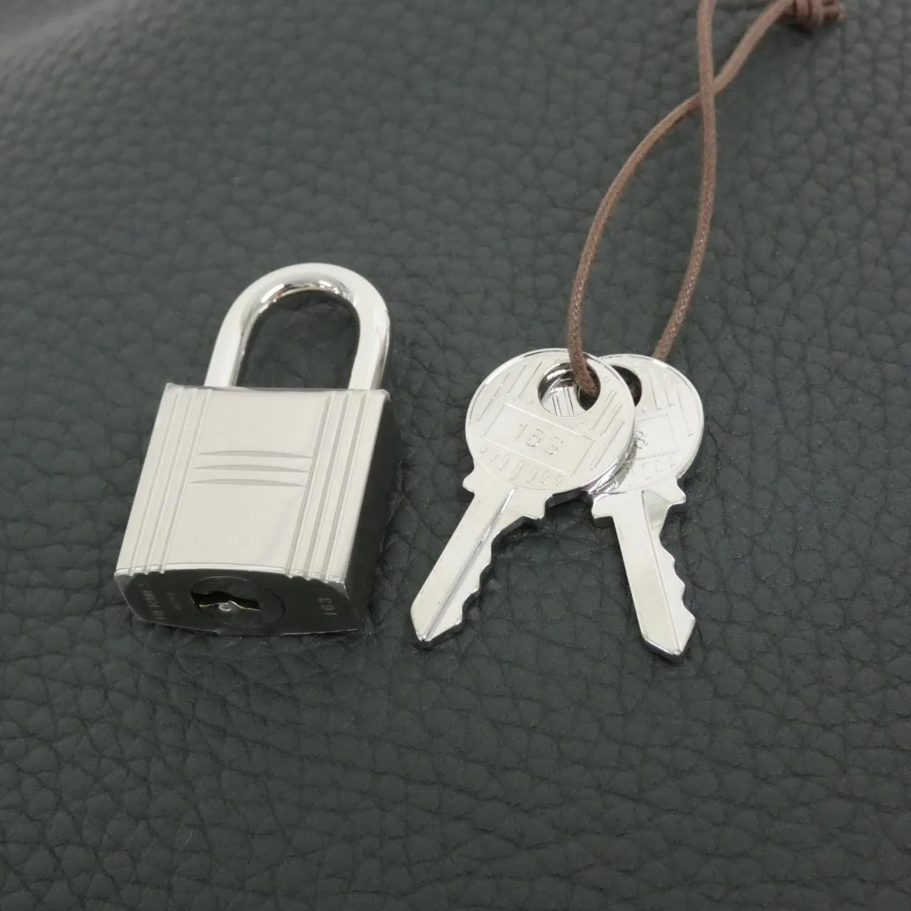 HERMES Picotin 069560CK Handbag Clemence Black Clemence Leather Rank A - Thumbnail 3