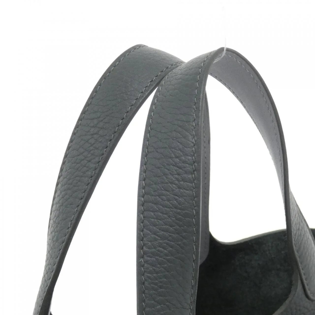 HERMES Picotin 069560CK Handbag Clemence Black Clemence Leather Rank A - Thumbnail 4