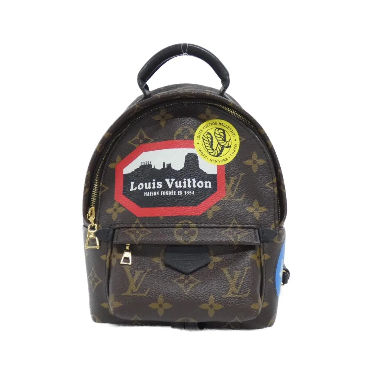 LOUIS VUITTON Palm Springs M42971 背包 Monogram Black