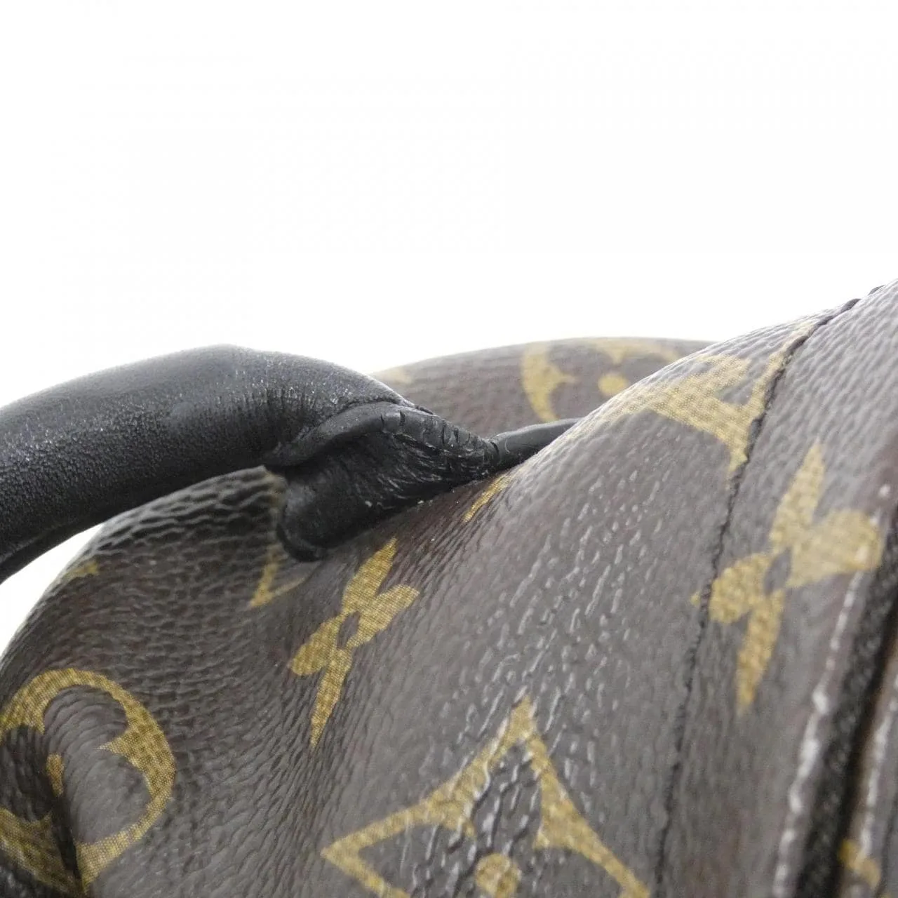 LOUIS VUITTON Palm Springs M42971 Backpack Monogram 黑色 Monogram 中古品A - 縮圖 6
