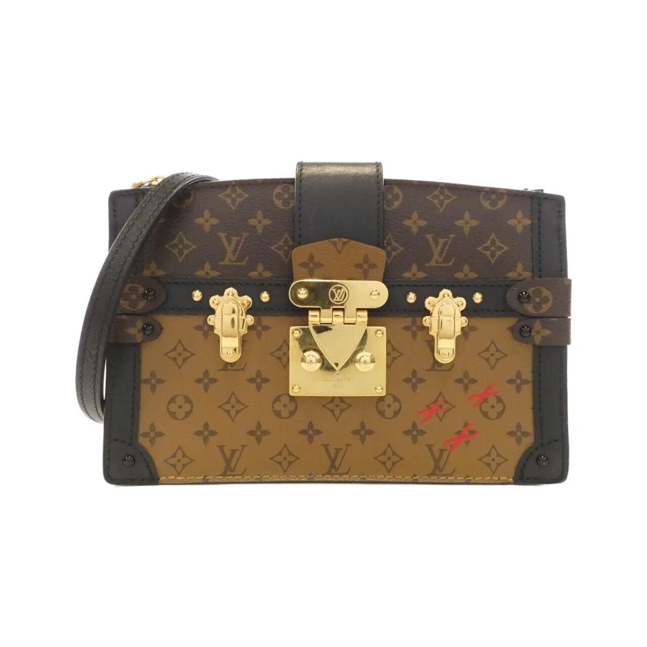 LOUIS VUITTON M43596 Shoulder Monogram Black