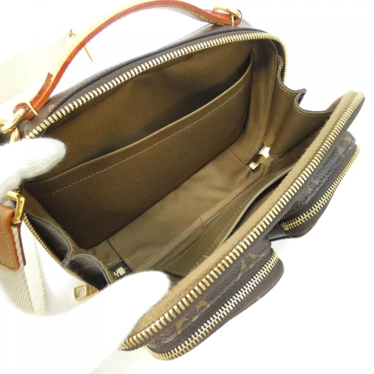 LOUIS VUITTON M80446 Shoulder Monogram 黑色 Monogram 中古品A - 縮圖 9