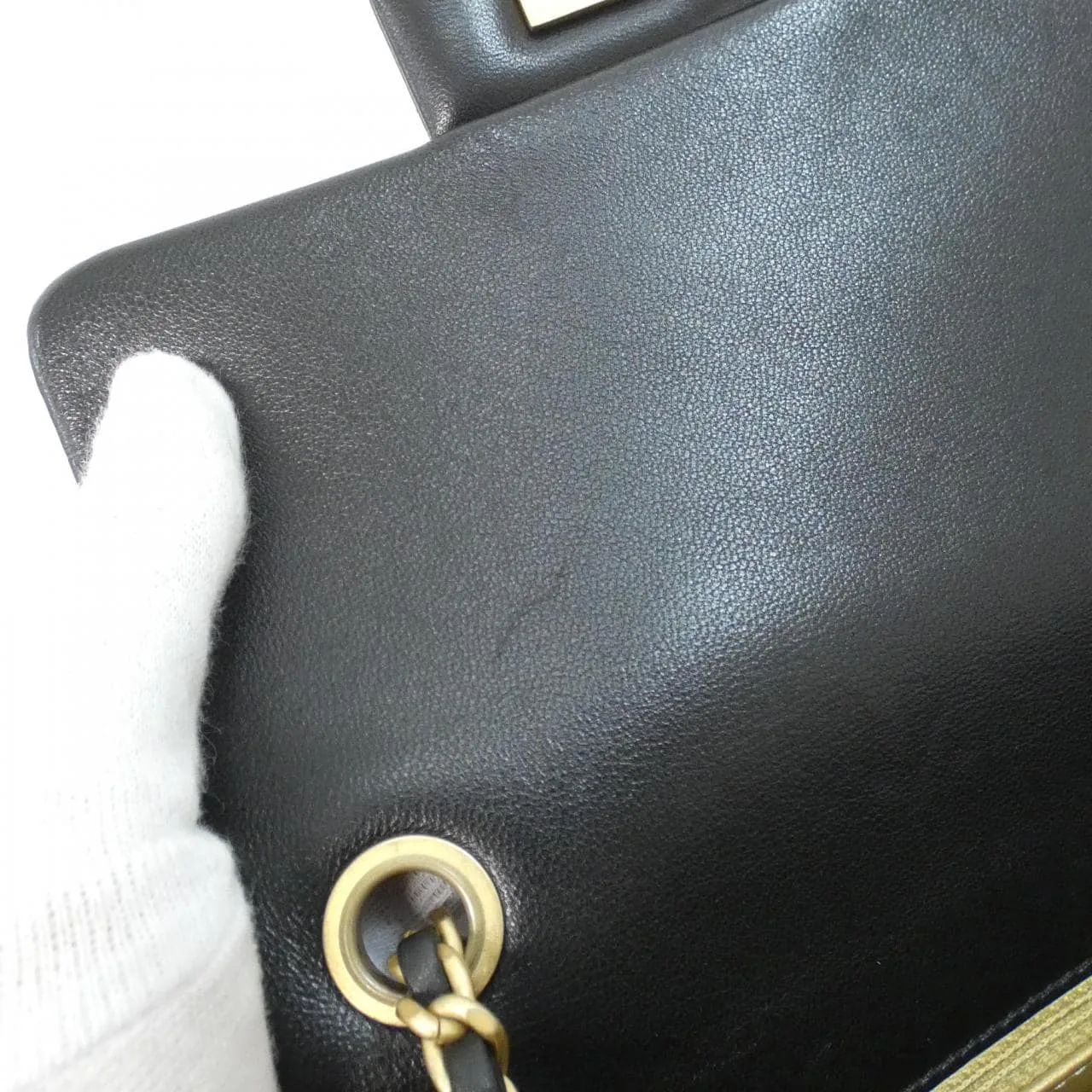 CHANEL Chanel 19 AS1786 Shoulder Lambskin 黑色 羊皮 中古品A - 縮圖 10