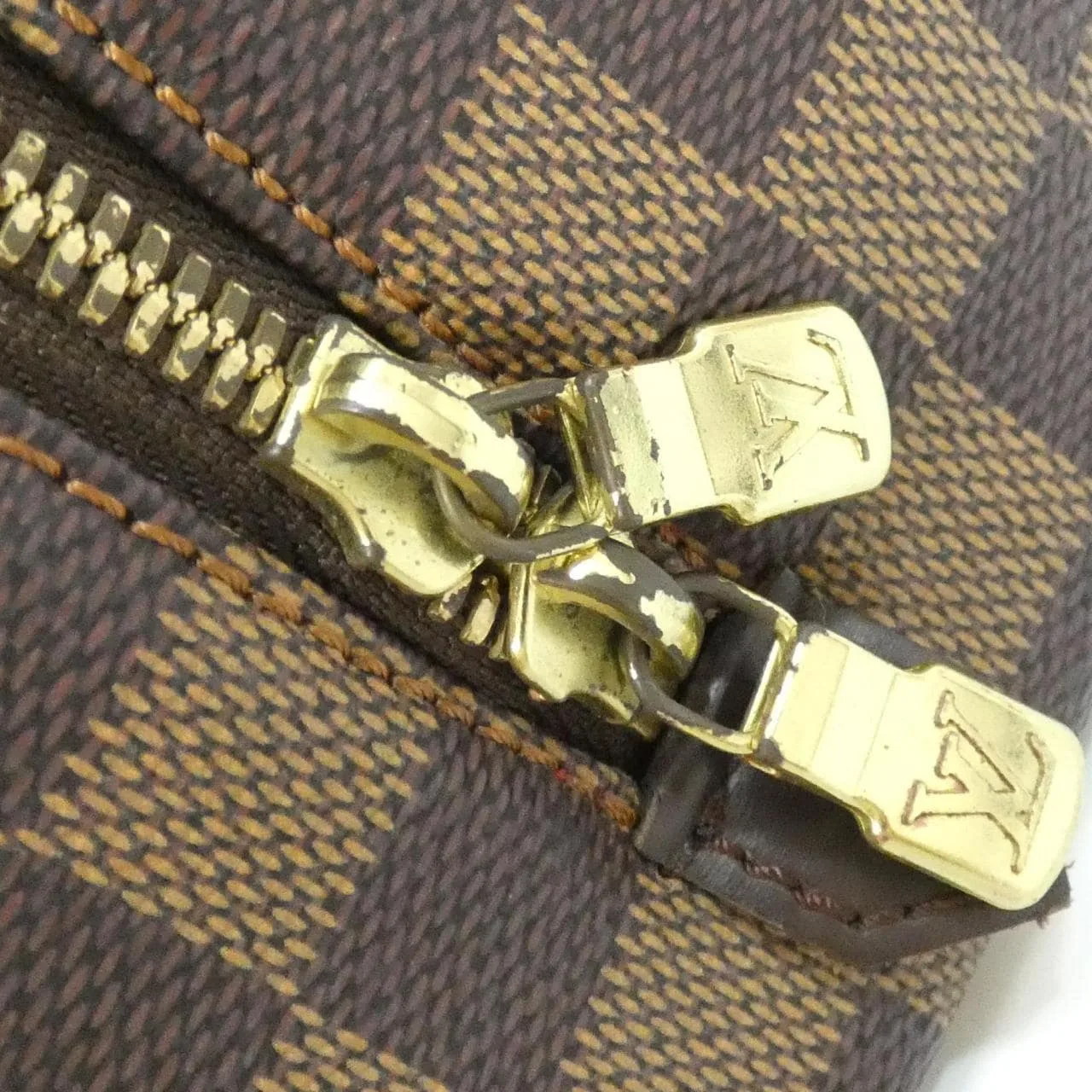 LOUIS VUITTON N41434 Handbag Damier 黑色 Damier 中古品A - 縮圖 6