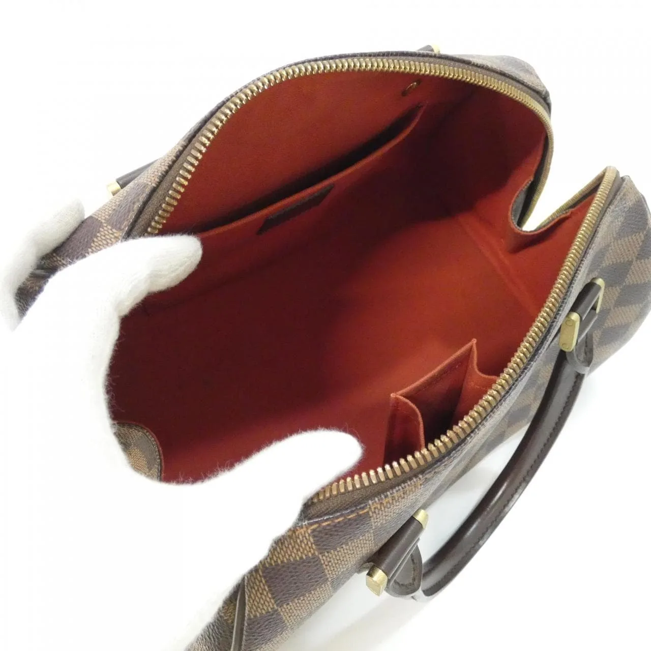 LOUIS VUITTON N41434 Handbag Damier 黑色 Damier 中古品A - 縮圖 9