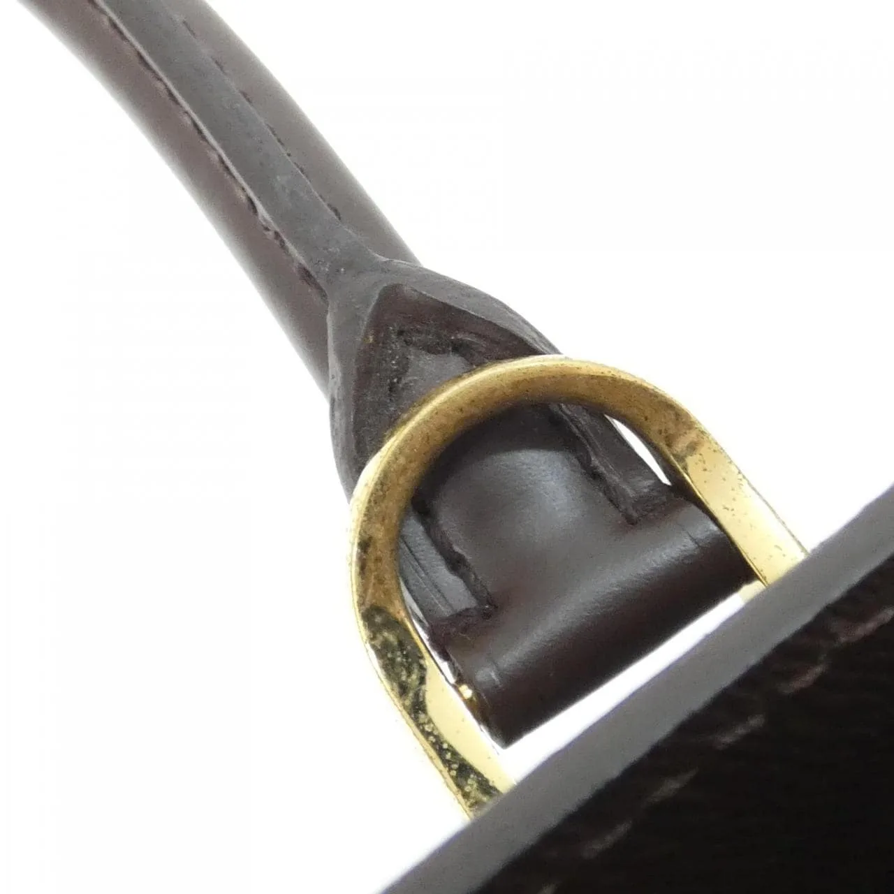 LOUIS VUITTON N51155 Handbag Damier 黑色 Damier 中古品A - 縮圖 8