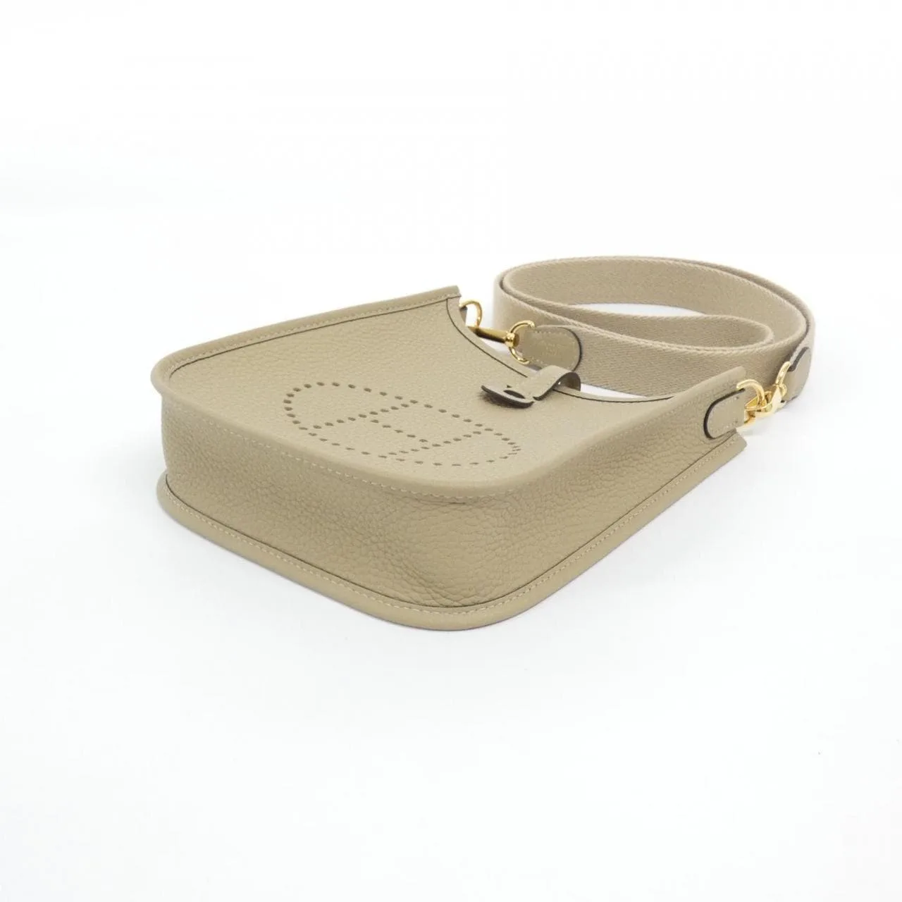 HERMES Evelyne 069426CC Shoulder Clemence Black Clemence Leather Rank A - Thumbnail 3