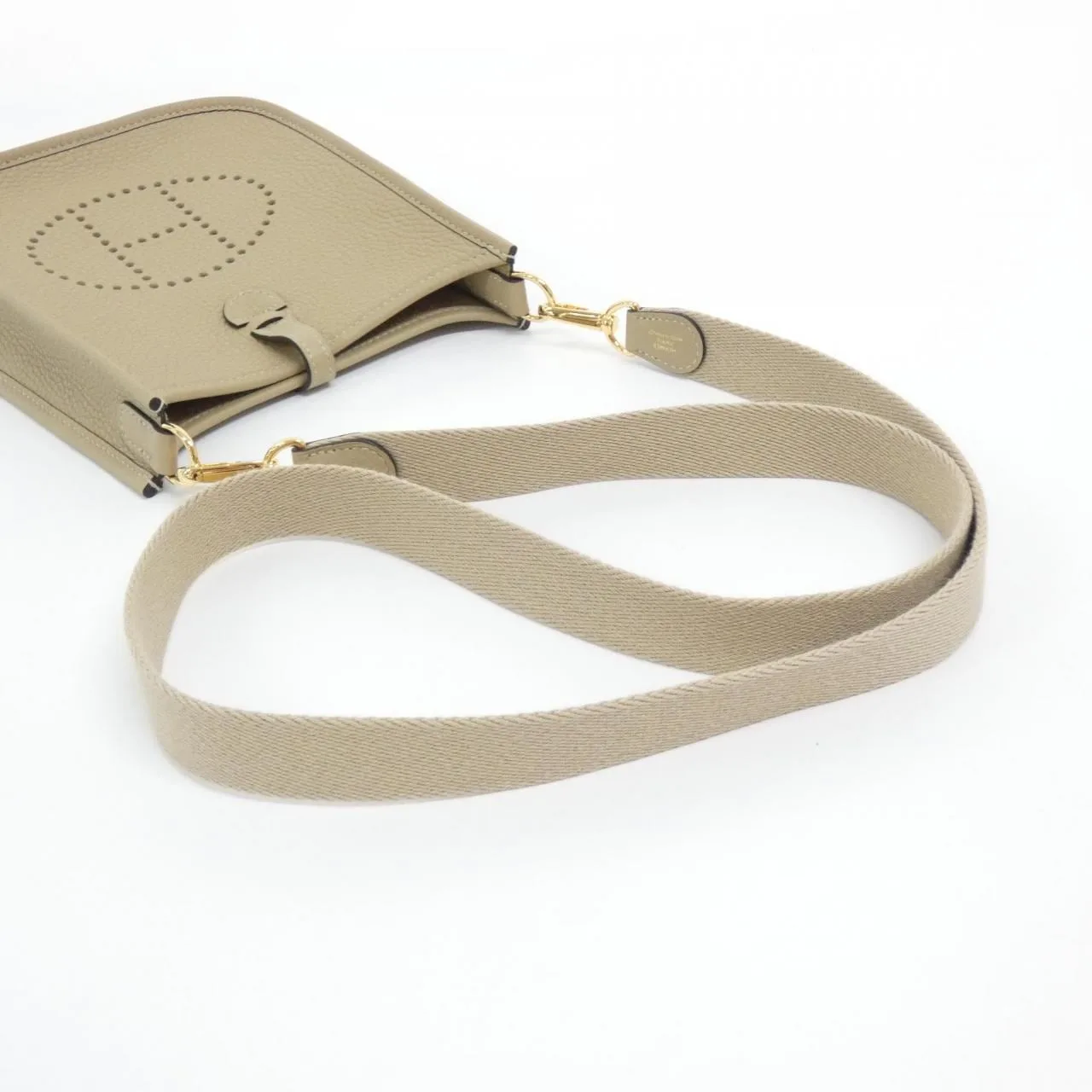 HERMES Evelyne 069426CC Shoulder Clemence Black Clemence Leather Rank A - Thumbnail 4