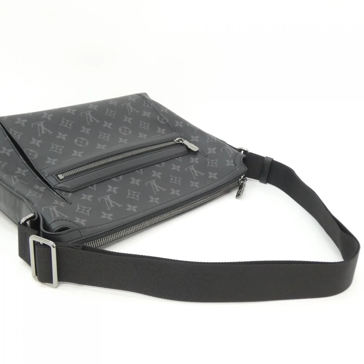 LOUIS VUITTON Eclipse M44223 肩背包 Monogram 黑色 Monogram 中古品A - 縮圖 7