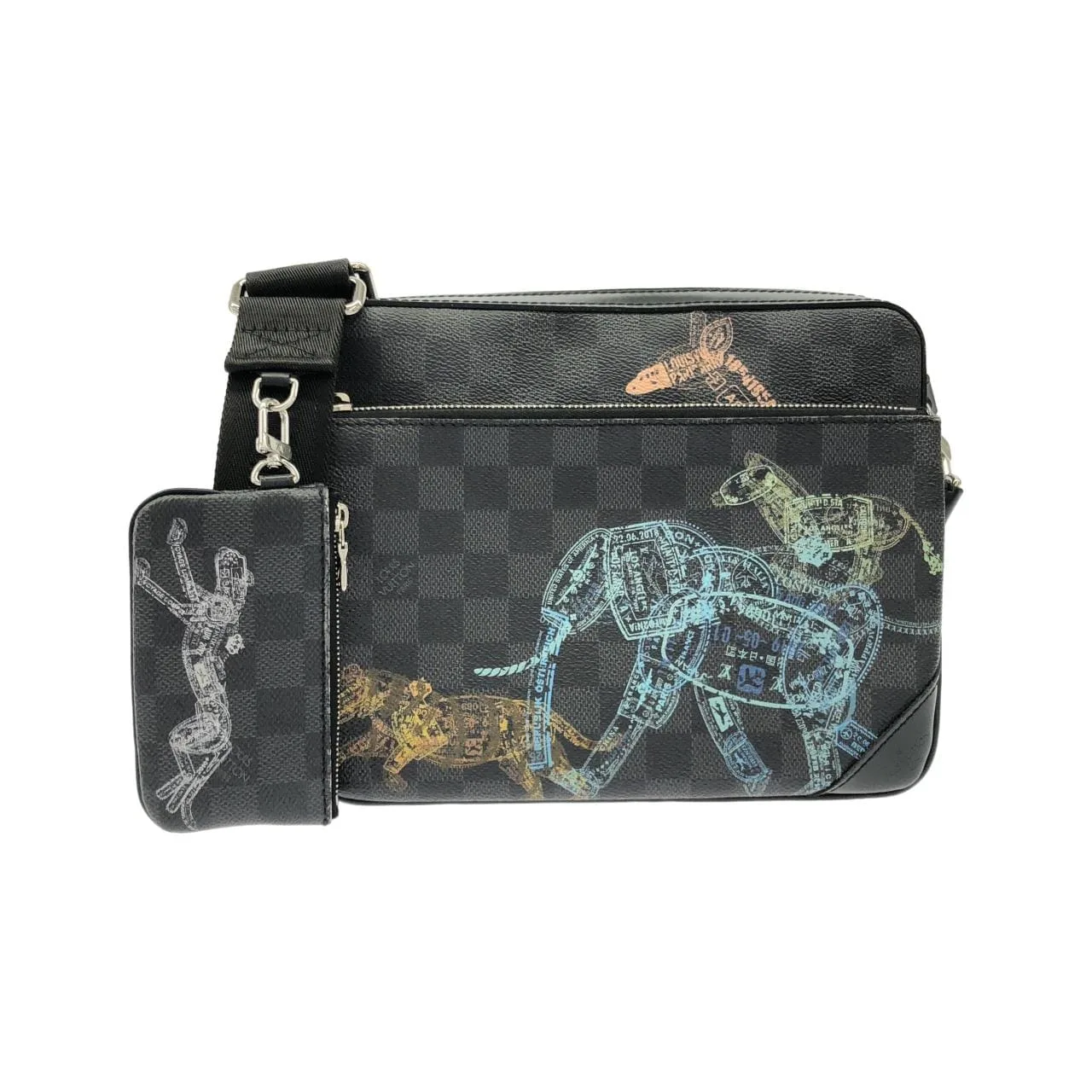 LOUIS VUITTON N58040 Shoulder Damier Black