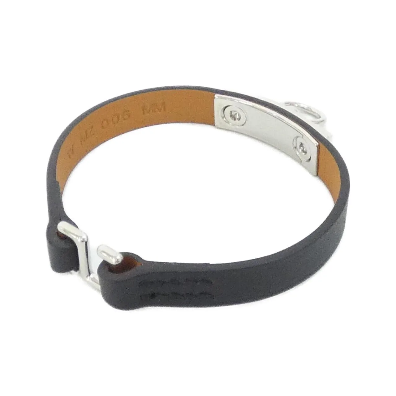 HERMES 081181CK Accessories Swift Black Swift Leather Rank A - Thumbnail 2