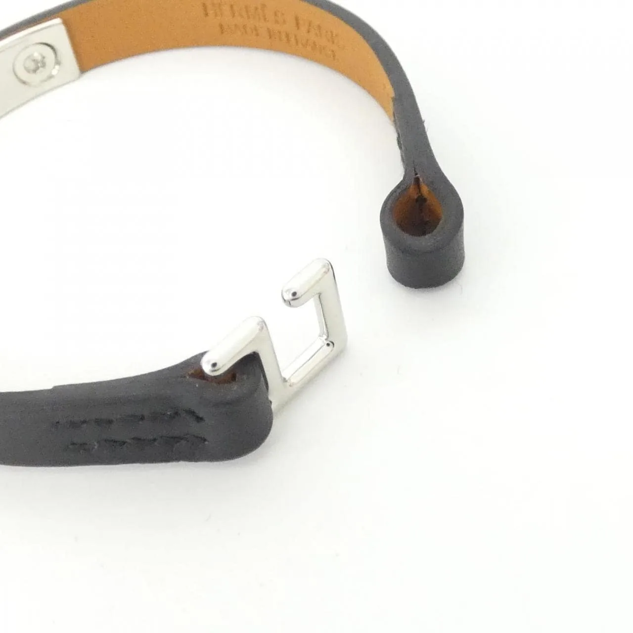 HERMES 081181CK Accessories Swift Black Swift Leather Rank A - Thumbnail 4
