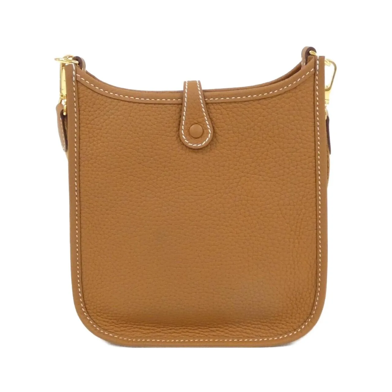 HERMES Evelyne 069426CC Shoulder Clemence Gold Clemence Leather Rank A - Thumbnail 2