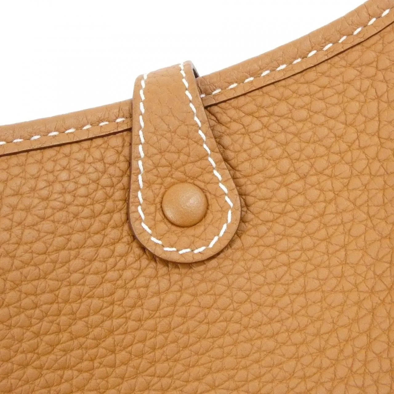 HERMES Evelyne 069426CC Shoulder Clemence Gold Clemence Leather Rank A - Thumbnail 5