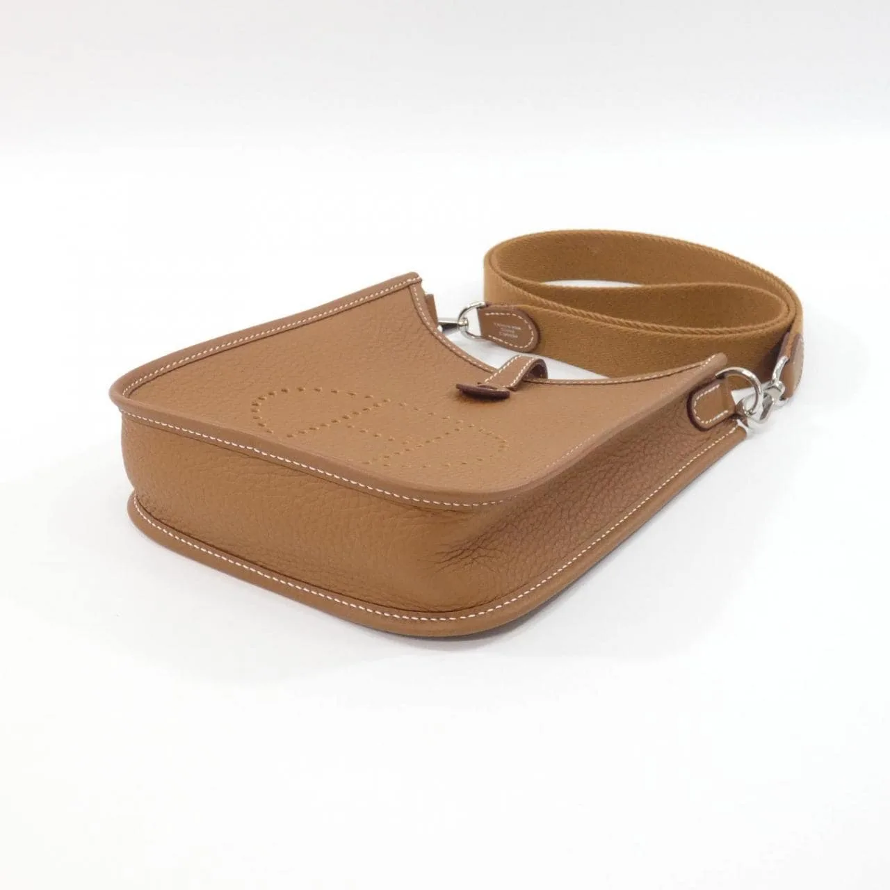 HERMES Evelyne 069426CK Shoulder Clemence Gold Clemence Leather Rank A - Thumbnail 3