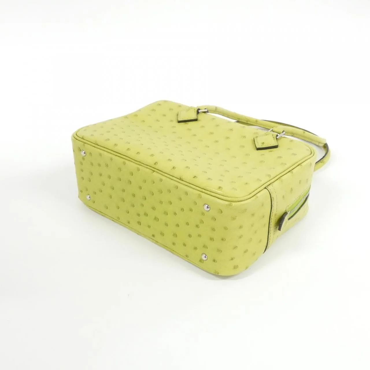 HERMES Plume 037181CK Handbag Ostrich