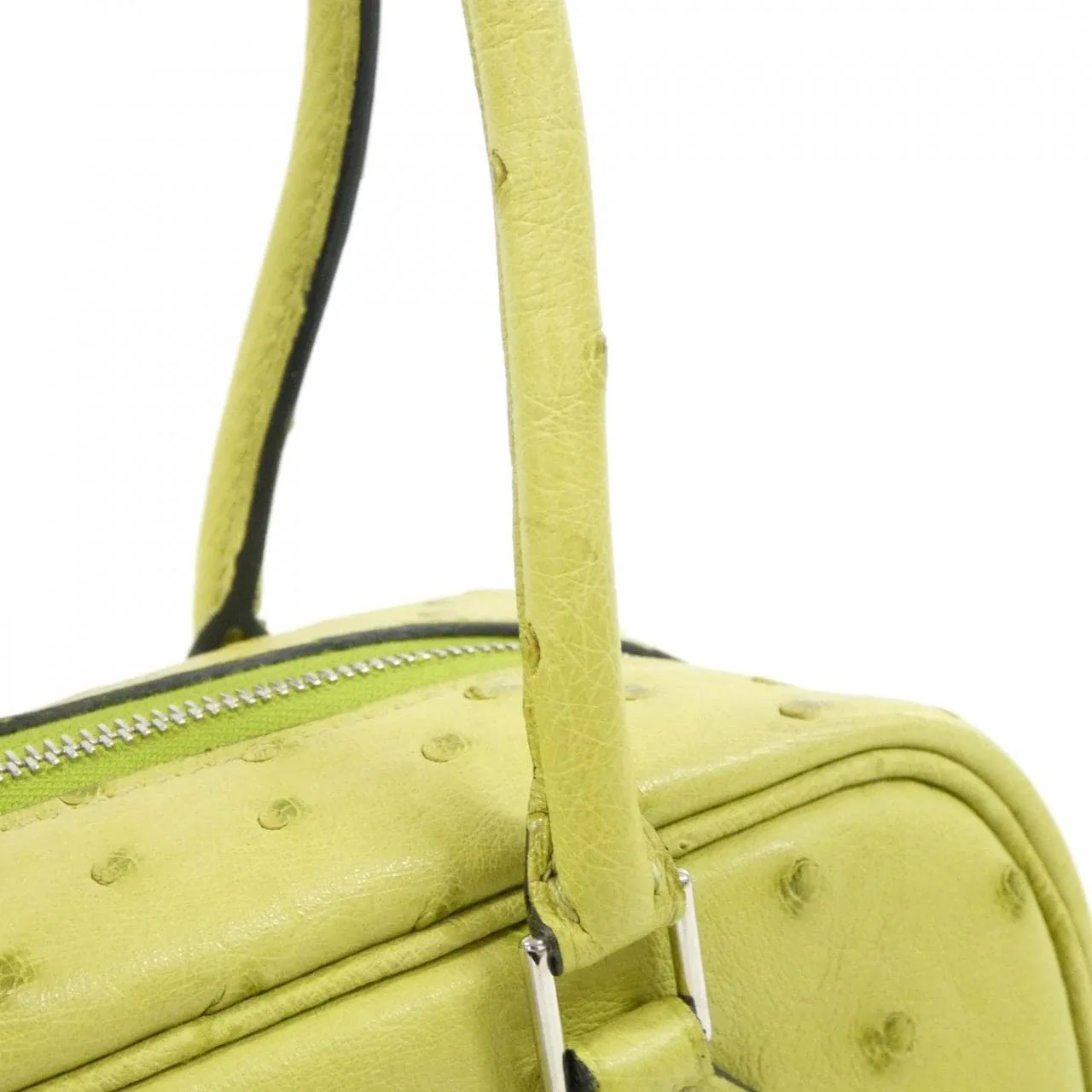 HERMES Plume 037181CK Handbag Ostrich
