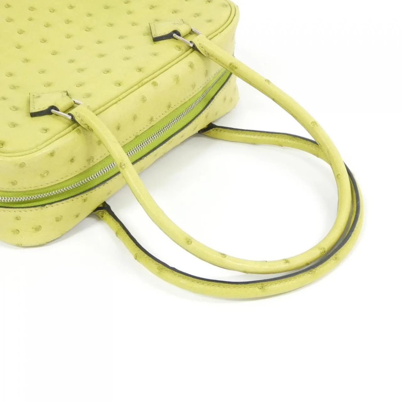 HERMES Plume 037181CK Handbag Ostrich