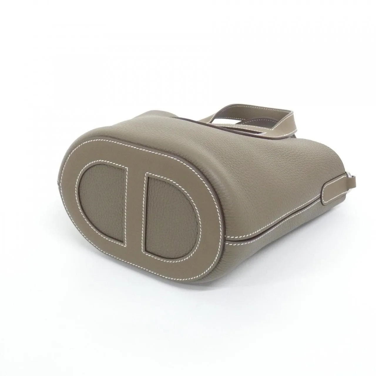 HERMES 084274CK Handbag Clemence Etoupe Clemence Leather Rank A - Thumbnail 2