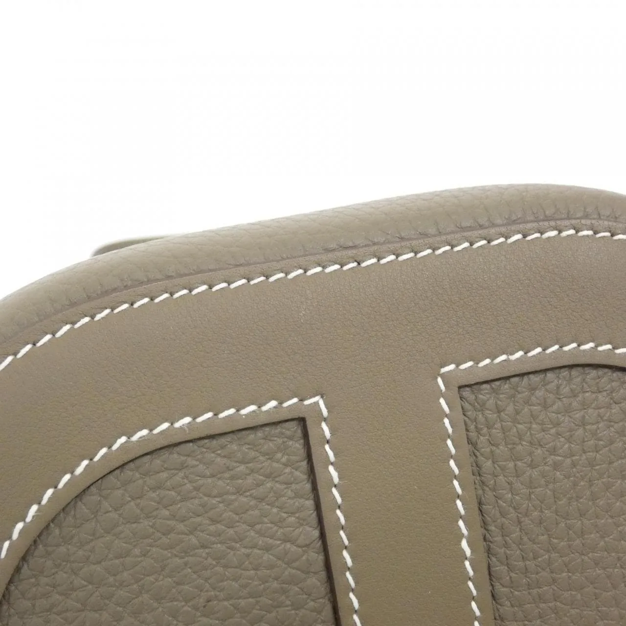 HERMES 084274CK Handbag Clemence Etoupe Clemence Leather Rank A - Thumbnail 3