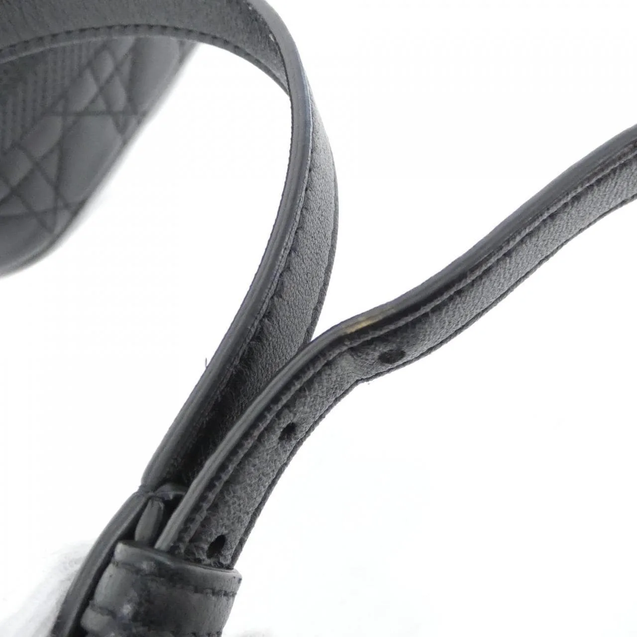 DIOR Book Tote S5488UNTR Handbag Lambskin 黑色 羊皮 中古品A - 縮圖 6