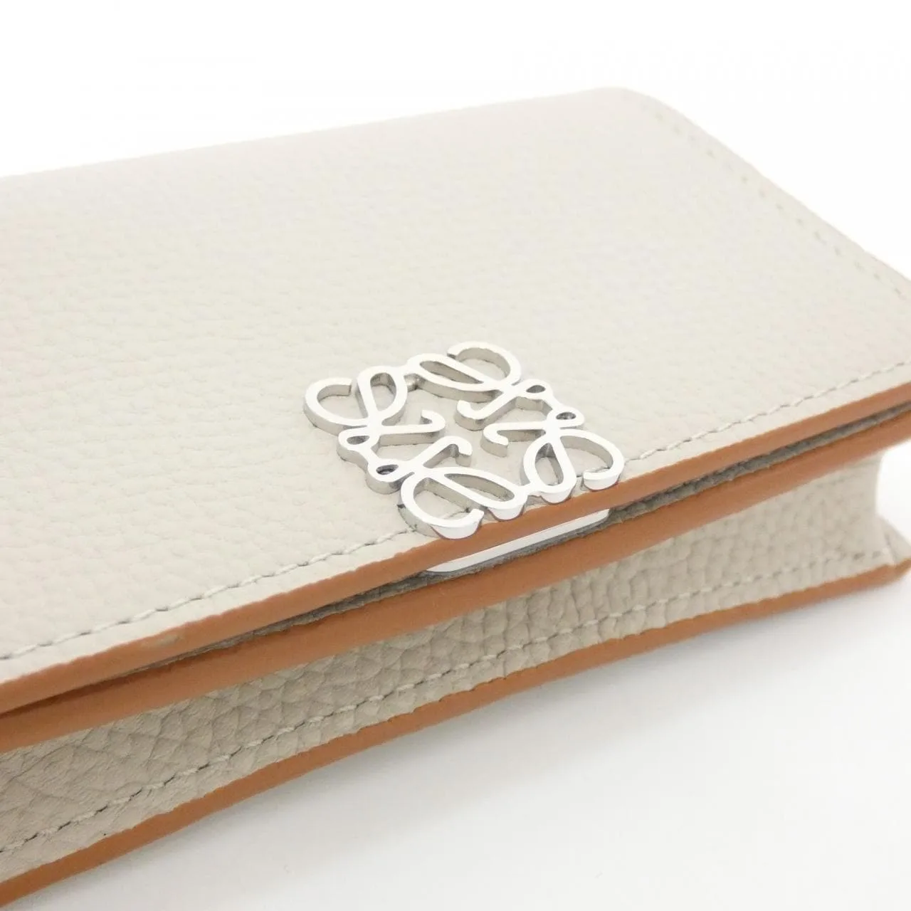 LOEWE C821M97X03 Card Case 黑色 中古品A - 縮圖 3