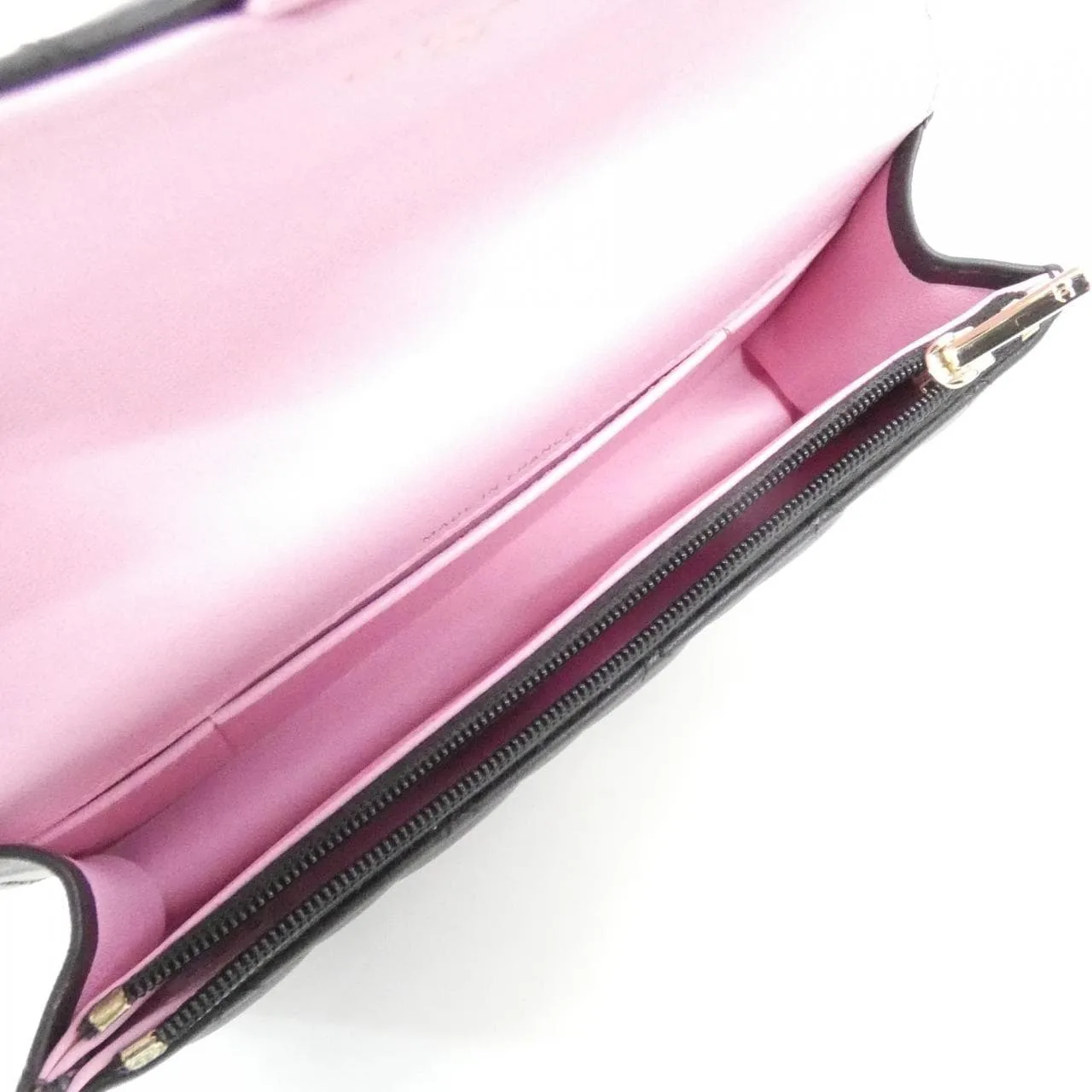 CHANEL Chanel 19 AP3226 Wallet Lambskin Black Lambskin Rank B - Thumbnail 7