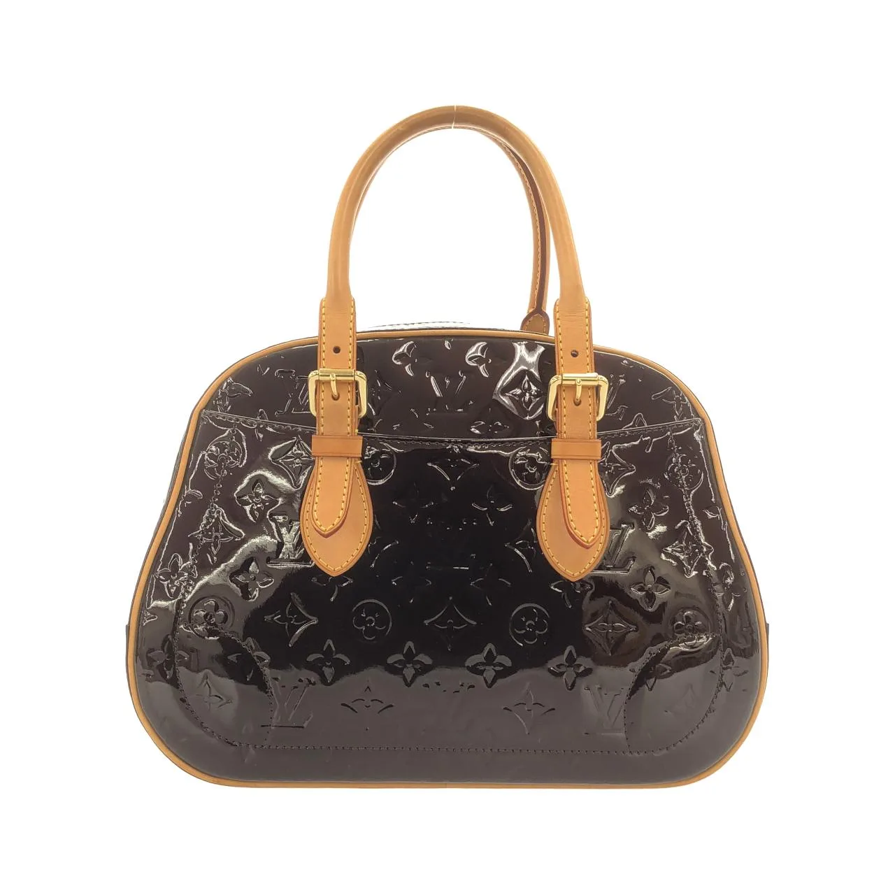 LOUIS VUITTON M93516 Handbag Vernis Black Vernis Rank A - Thumbnail 2