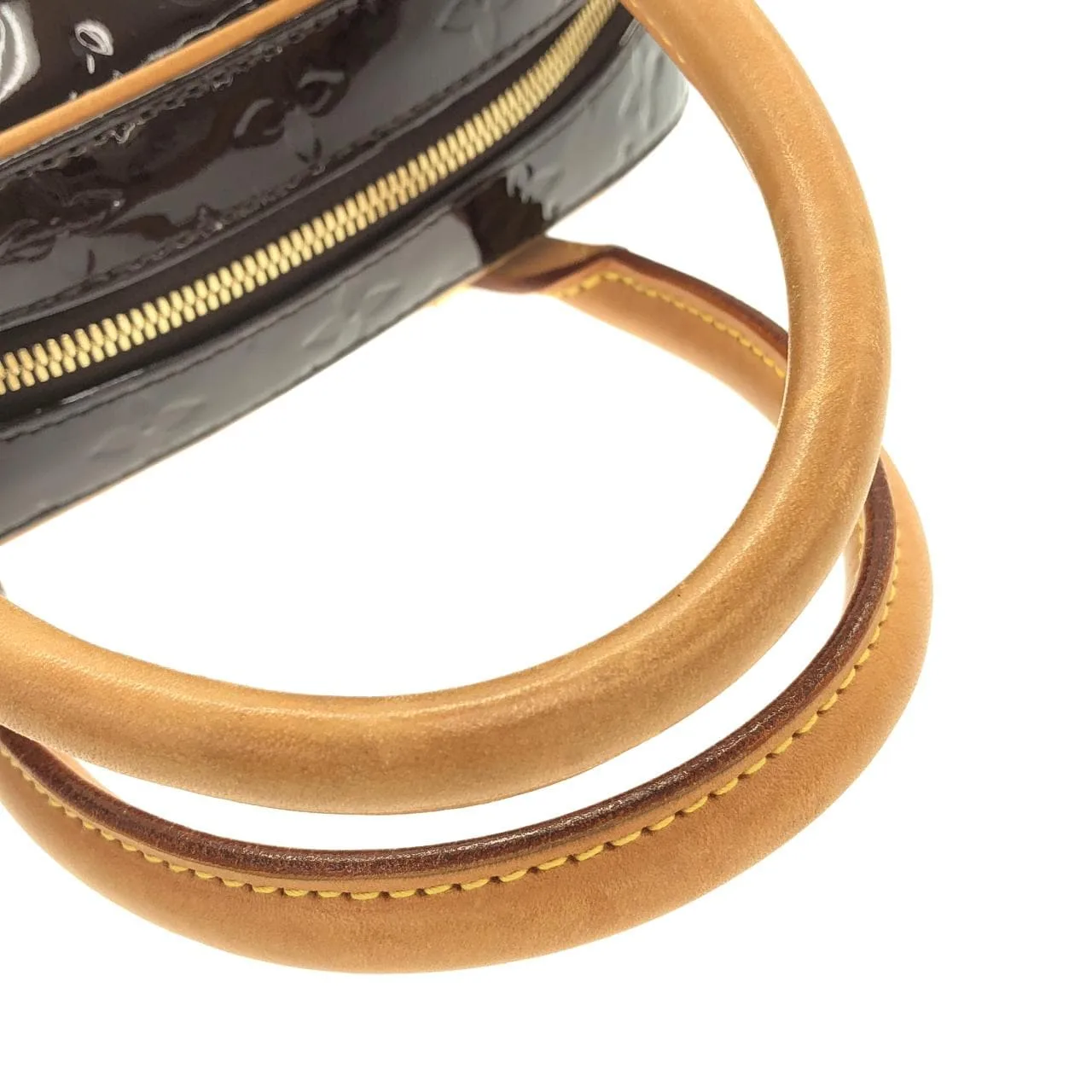 LOUIS VUITTON M93516 Handbag Vernis Black Vernis Rank A - Thumbnail 7