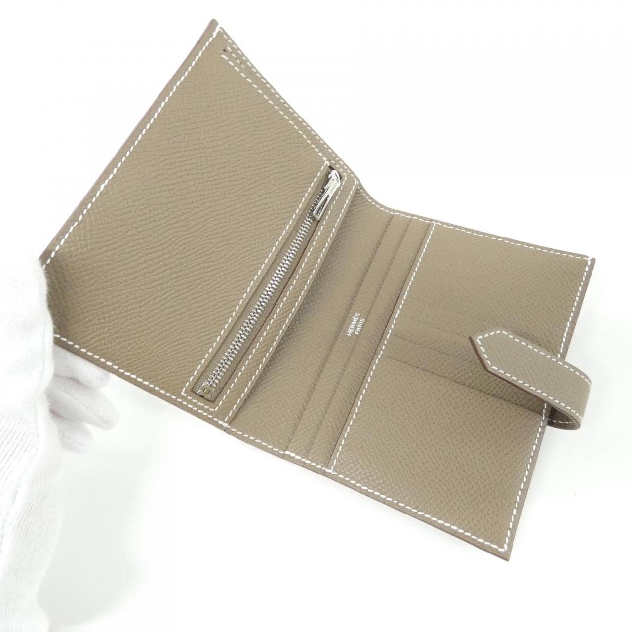 HERMES 039790CK 銀包 Epsom 3