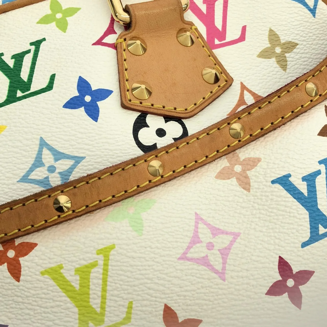 LOUIS VUITTON M92663 手提包 帆布 Multicolor 帆布 中古品B - 縮圖 4