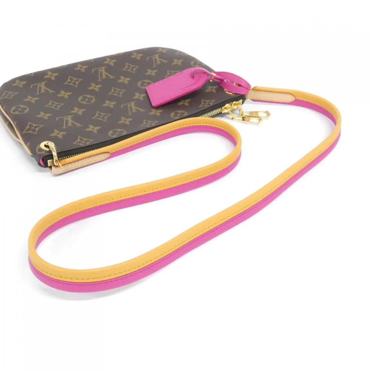 LOUIS VUITTON M44053 Shoulder Monogram 粉色 Monogram 中古品A - 縮圖 6