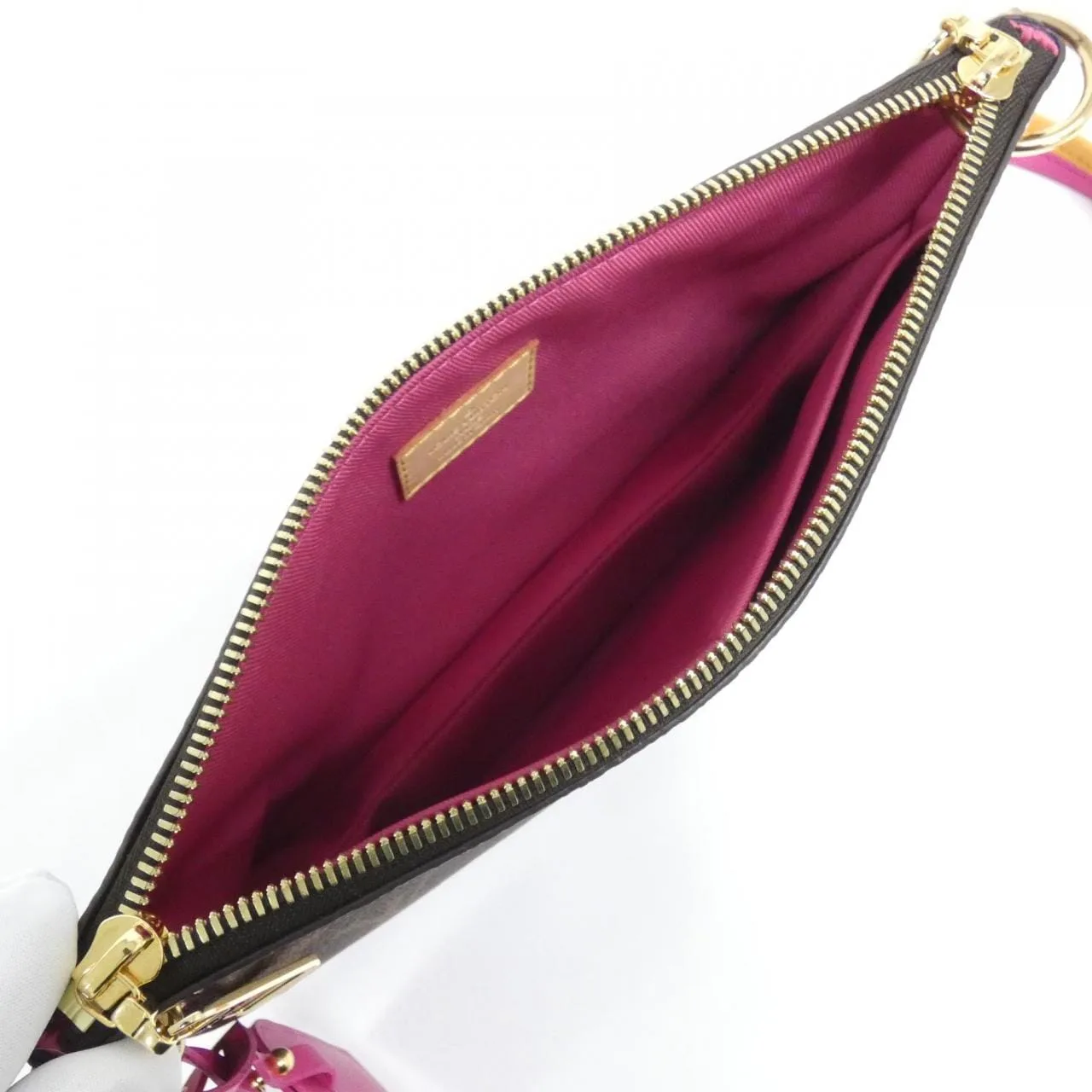 LOUIS VUITTON M44053 Shoulder Monogram 粉色 Monogram 中古品A - 縮圖 7