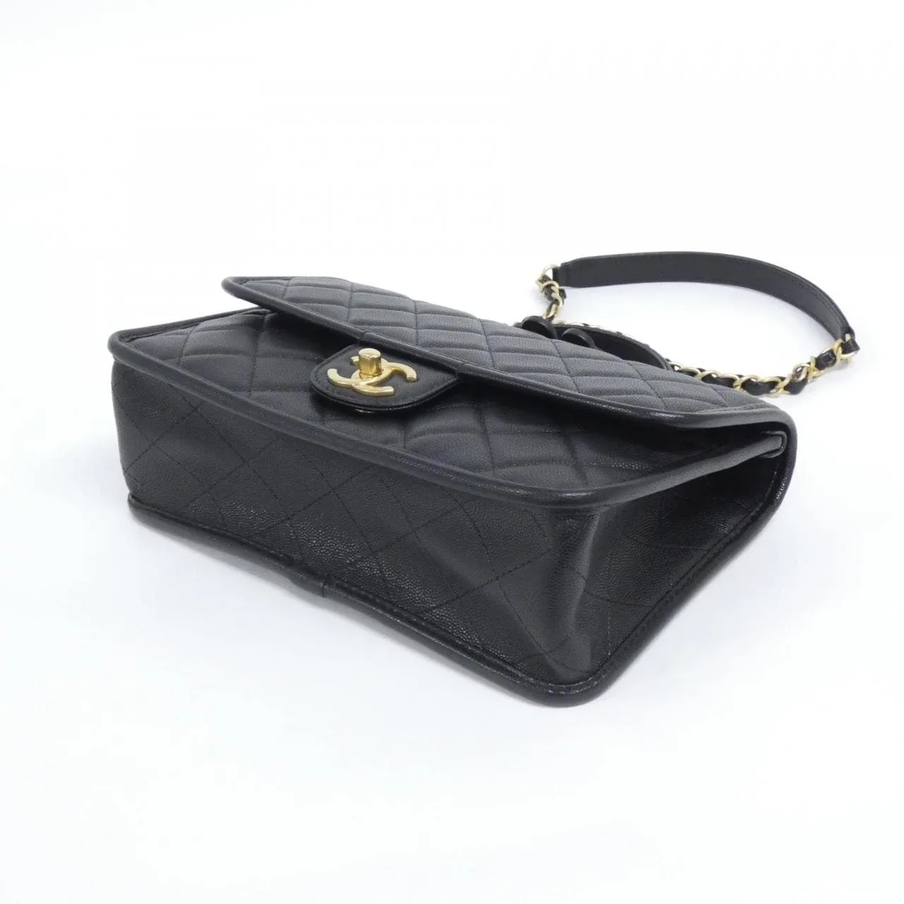 CHANEL Chanel 22 AS3653 Handbag Grained Calfskin Black Grained Calfskin Rank A - Thumbnail 3