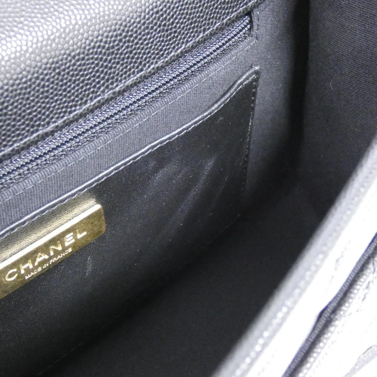 CHANEL Chanel 22 AS3653 Handbag Grained Calfskin Black Grained Calfskin Rank A - Thumbnail 7