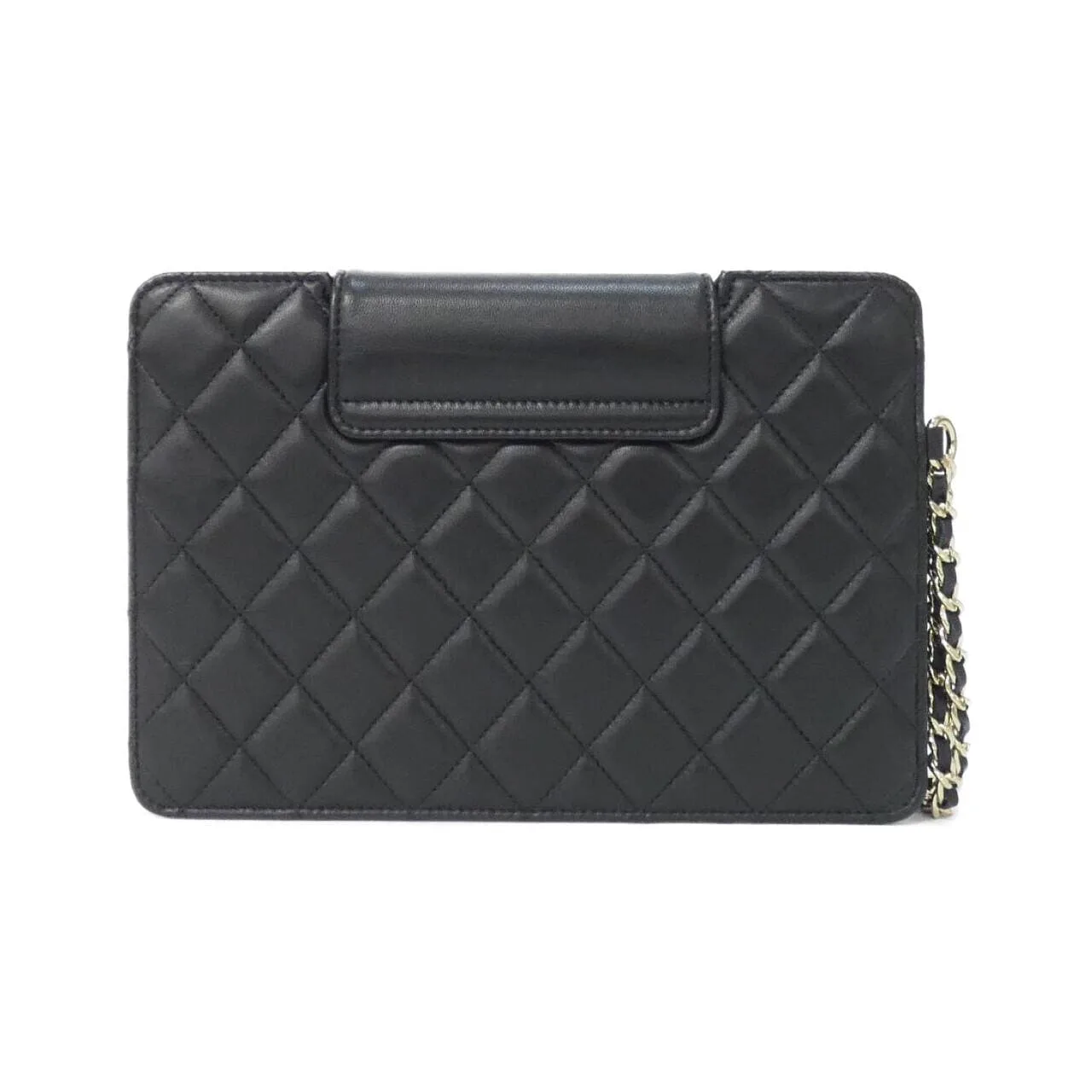CHANEL Chanel 19 AP3634 Pouch Lambskin Black Lambskin Rank A - Thumbnail 2