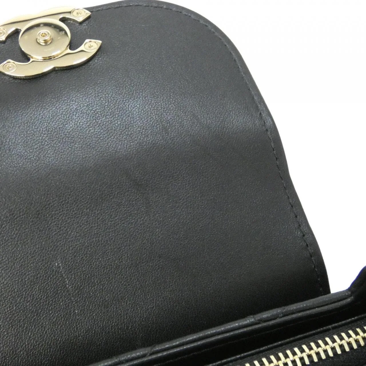 CHANEL Chanel 19 AP3634 Pouch Lambskin Black Lambskin Rank A - Thumbnail 8