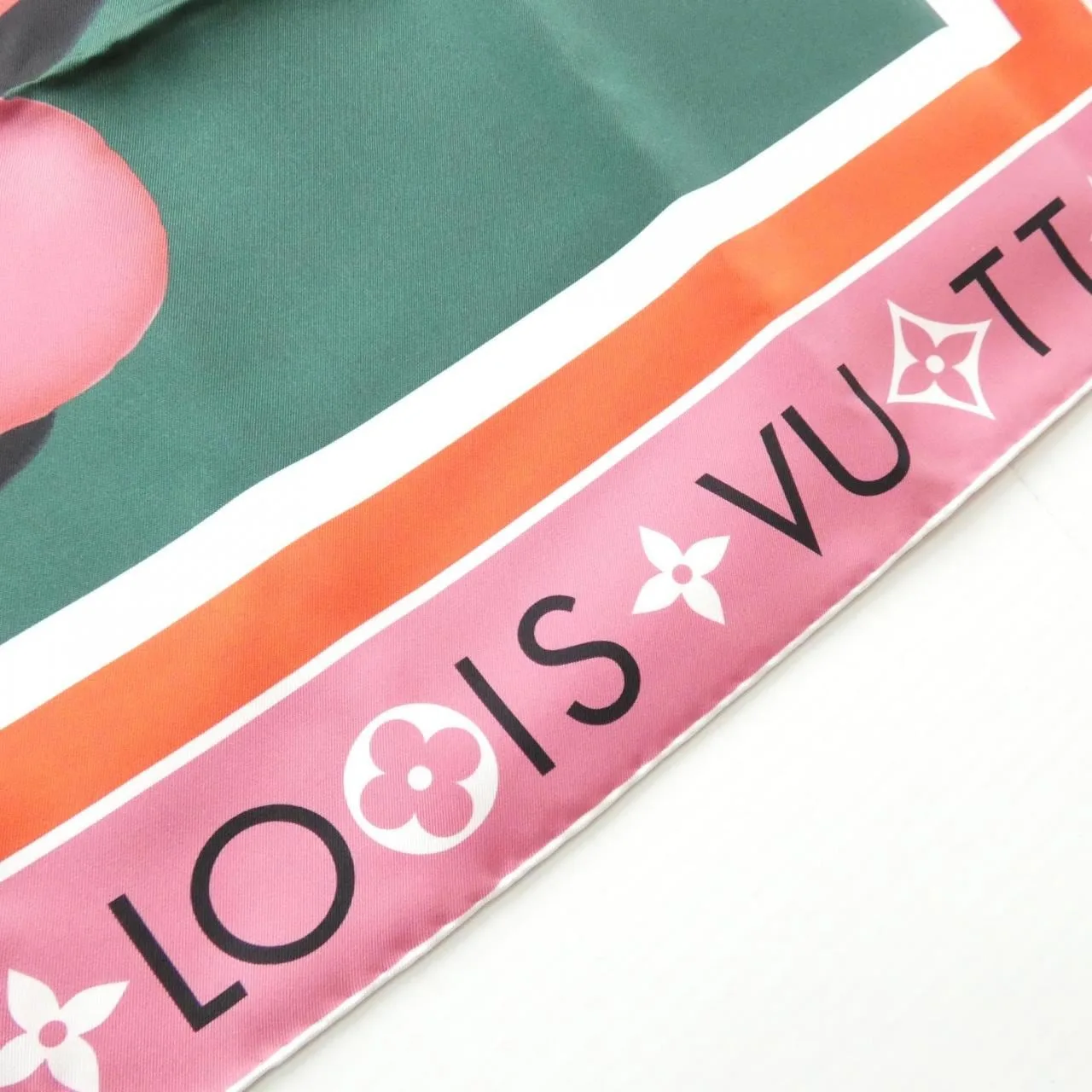 LOUIS VUITTON M90760 Scarf Lambskin Pink Lambskin Rank A - Thumbnail 2