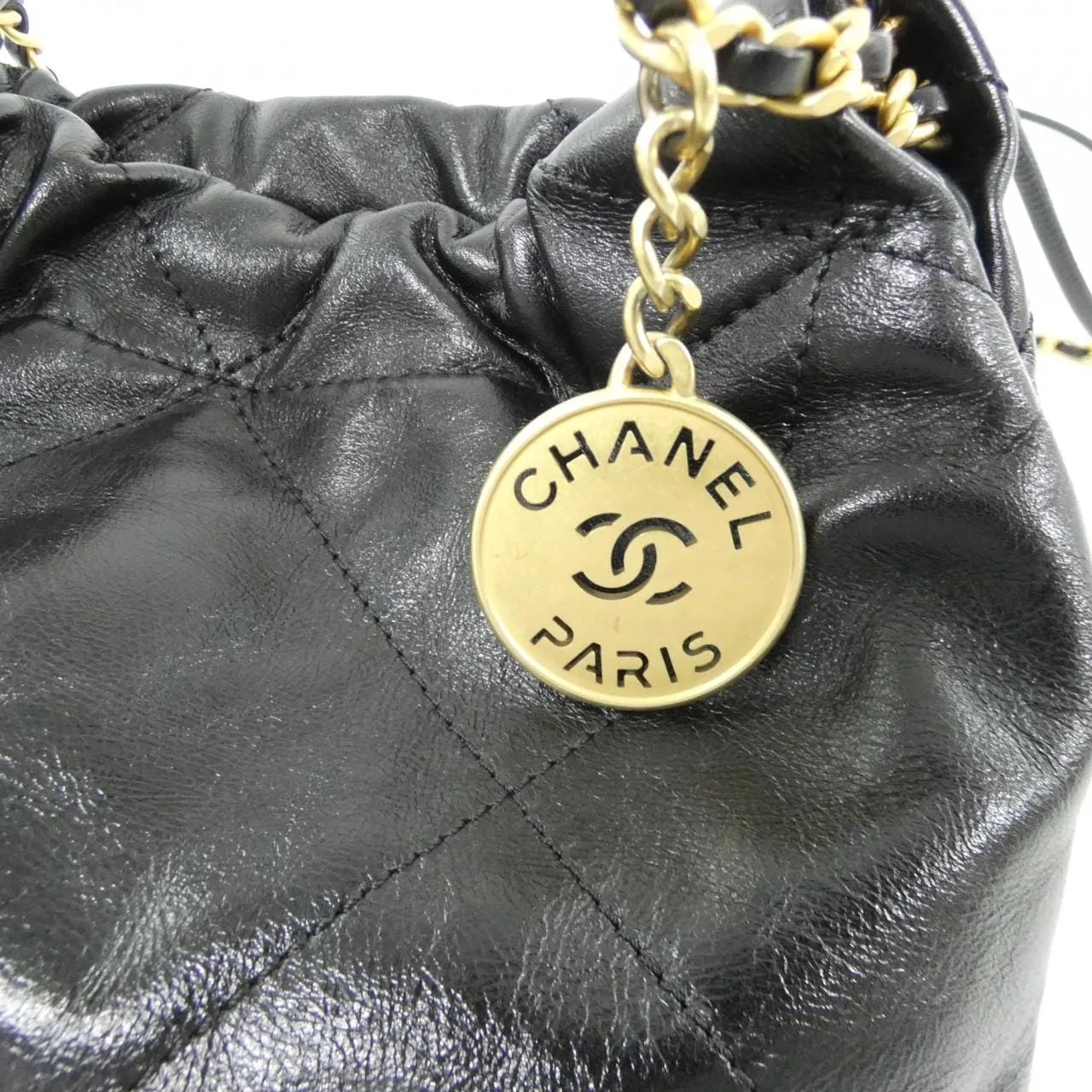 CHANEL Chanel 22 AS3980 Handbag Black Rank A - Thumbnail 4