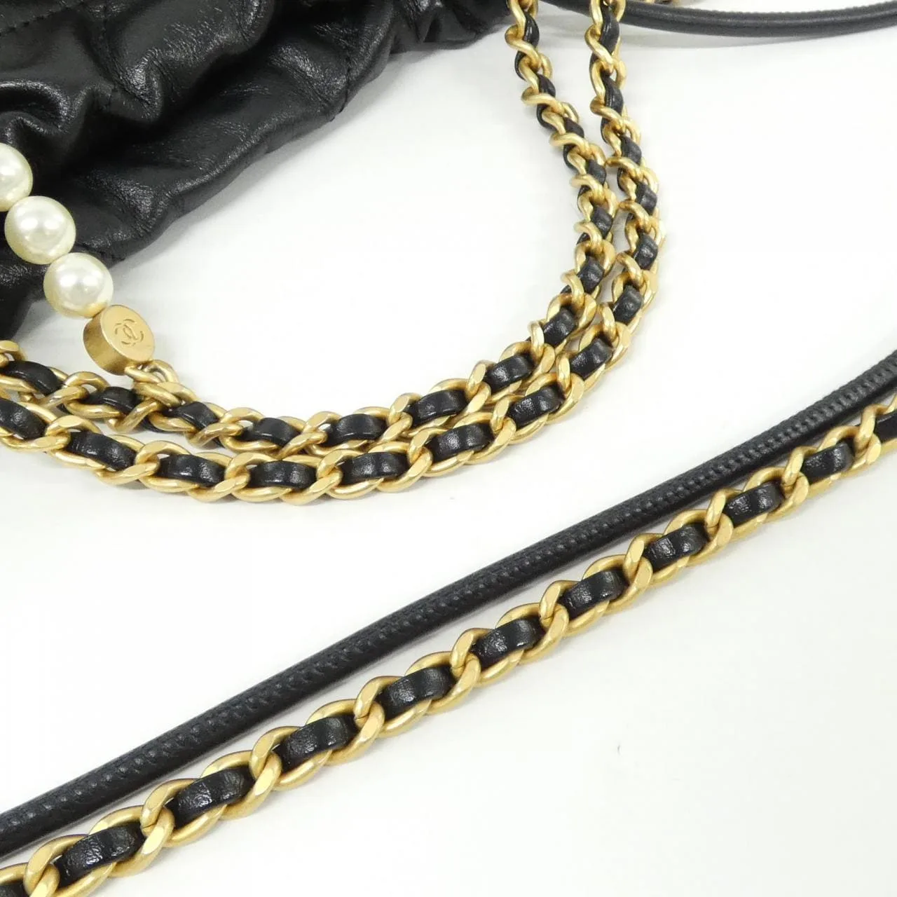 CHANEL Chanel 22 AS3980 Handbag Black Rank A - Thumbnail 6