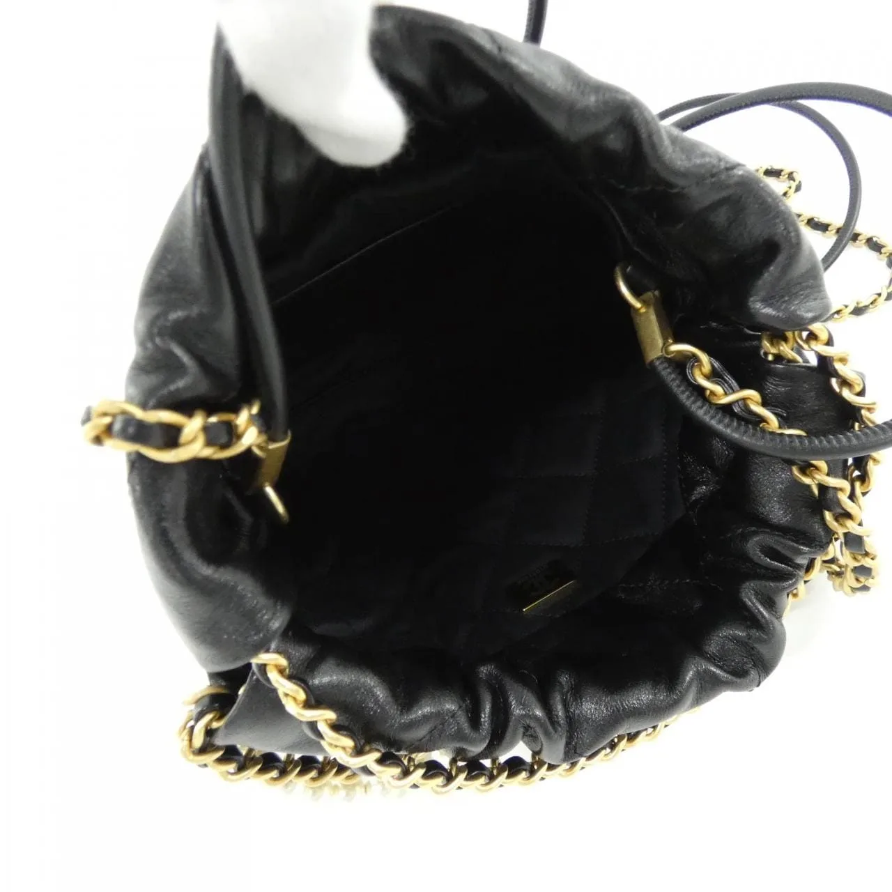 CHANEL Chanel 22 AS3980 Handbag Black Rank A - Thumbnail 7