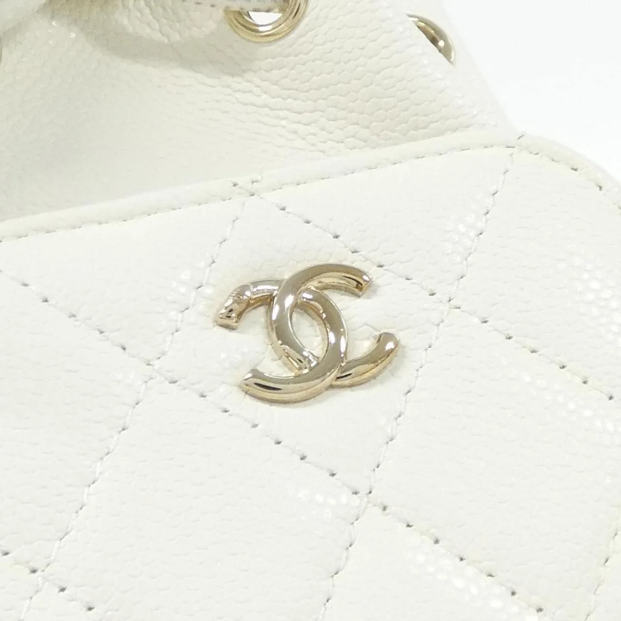 CHANEL Timeless Classic AP2913 Shoulder Grained Calfskin White Grained Calfskin Rank A - Thumbnail 5