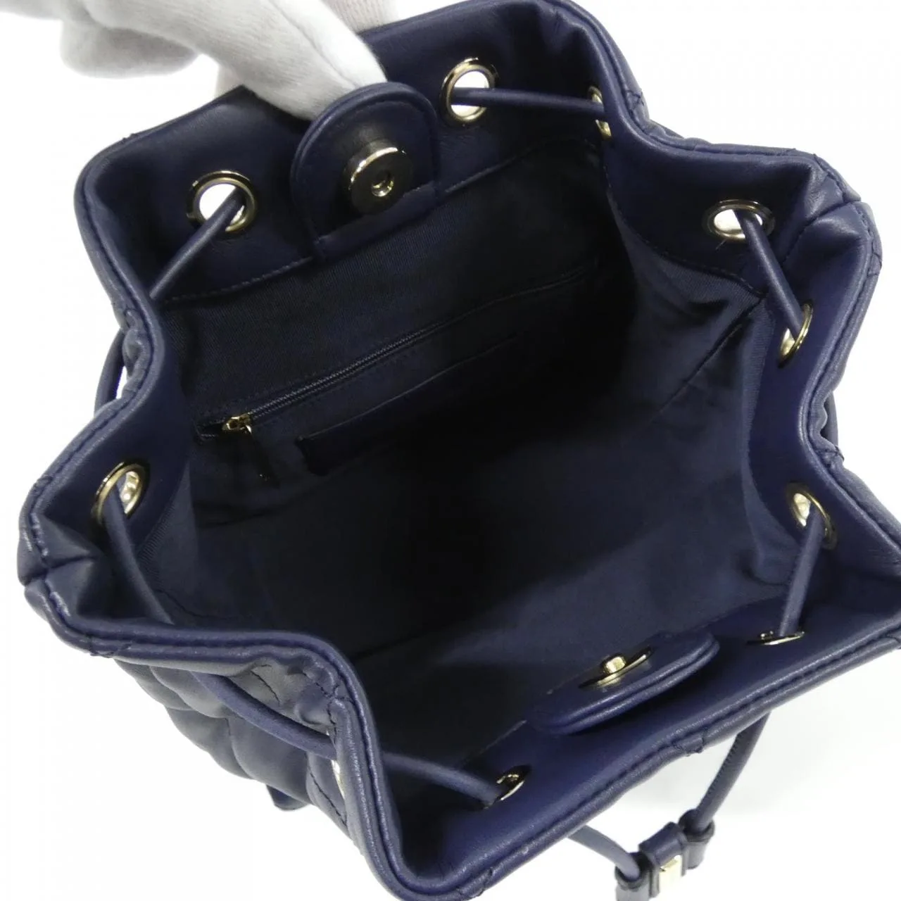 CHANEL AS4342 Backpack Navy - Thumbnail 8