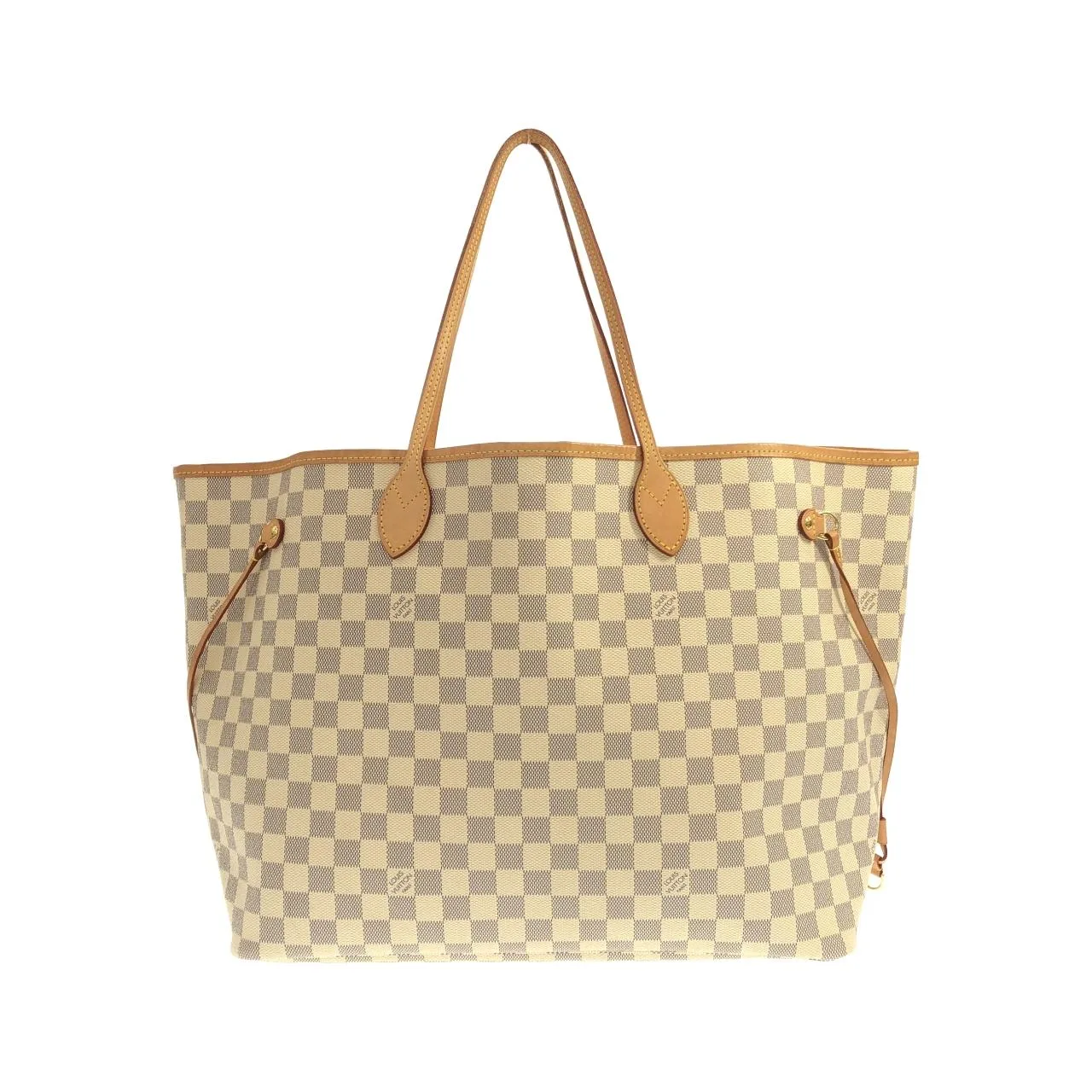 LOUIS VUITTON Neverfull N41604 Tote Damier Black