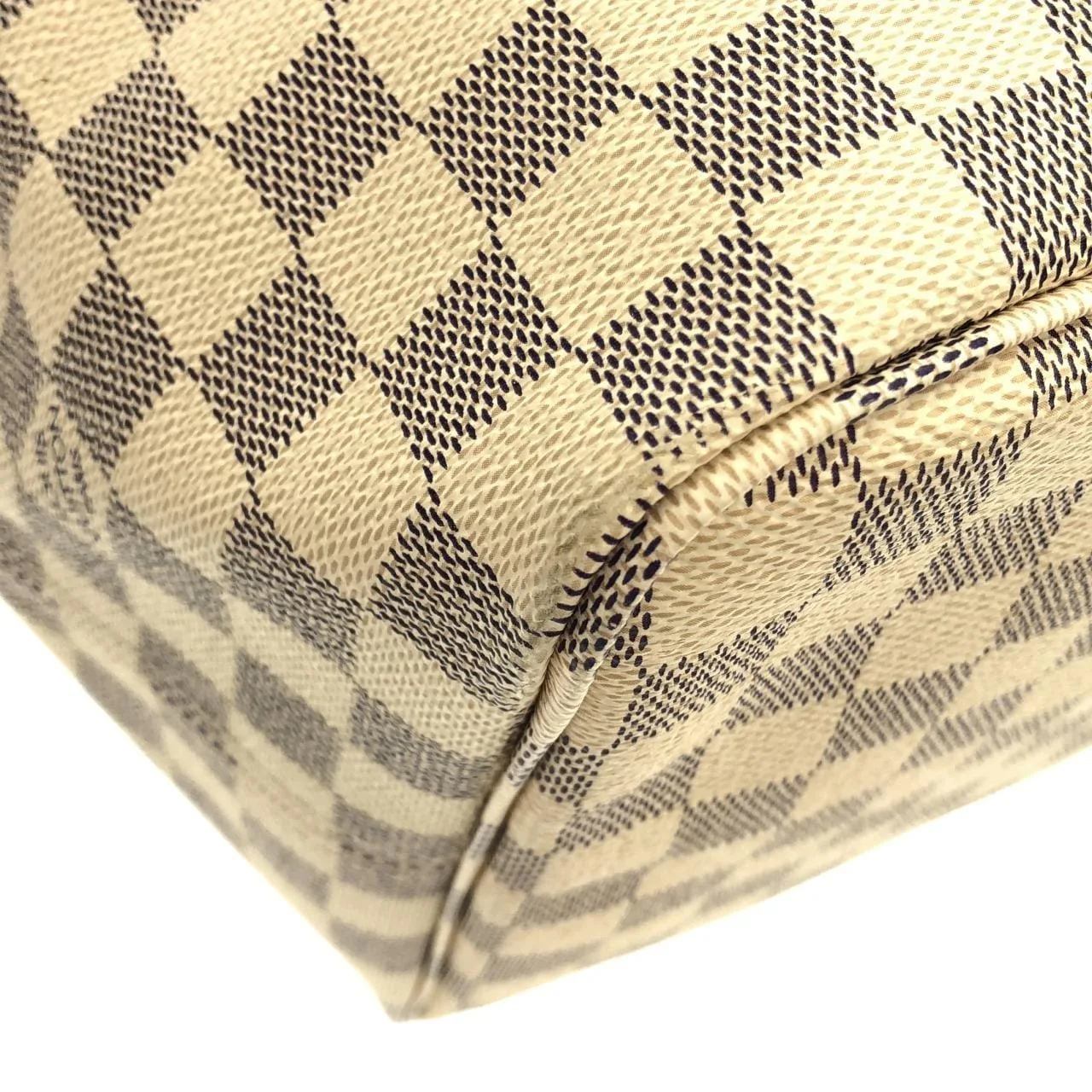 LOUIS VUITTON Neverfull N41604 Tote Damier 黑色 Damier 中古品A - 縮圖 3